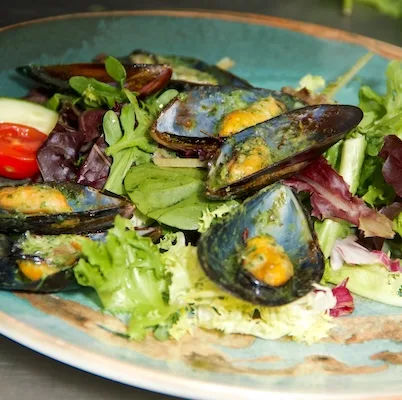 Le Gourmand restaurant - los mejillones famosos