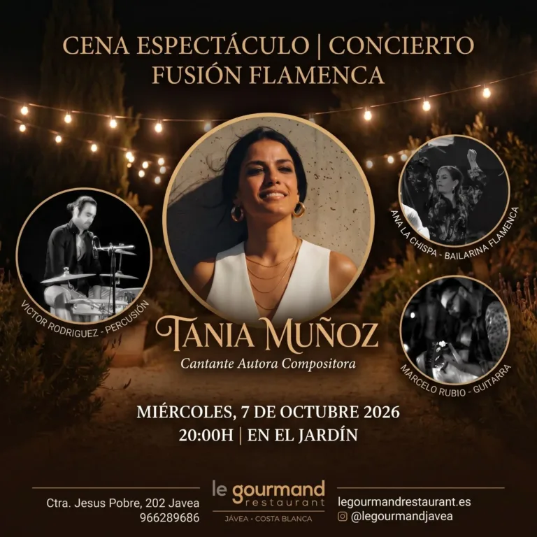 Cena Espectáculo y Flamenco Fusión en Jávea | Le Gourmand