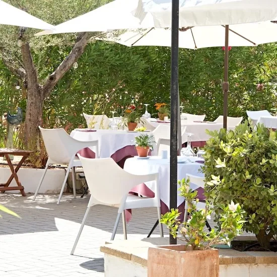 Le Gourmand restaurant Javea terrace detail